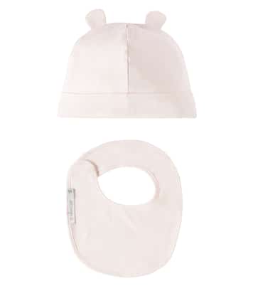 Bebé - set de gorro y babero de algodón | Moncler Enfant