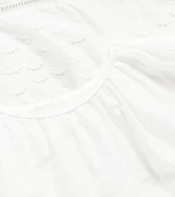 Robe en coton à broderies anglaises | Chloé Kids