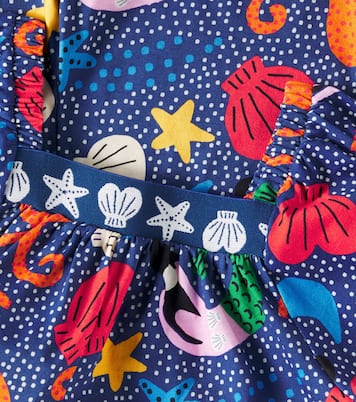 Printed cotton romper | Fábula