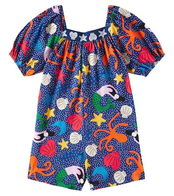 Printed cotton romper | Fábula