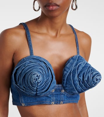 Top in denim | Jean Paul Gaultier