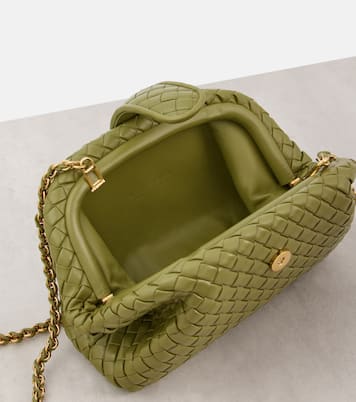 Pochette Lauren 1980 Small en cuir Intrecciato | Bottega Veneta