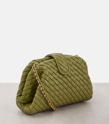 Pochette Lauren 1980 Small en cuir Intrecciato | Bottega Veneta