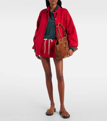 Borsa a spalla Aventure in suede | Miu Miu