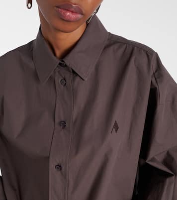 Diana oversized cotton poplin shirt | The Attico
