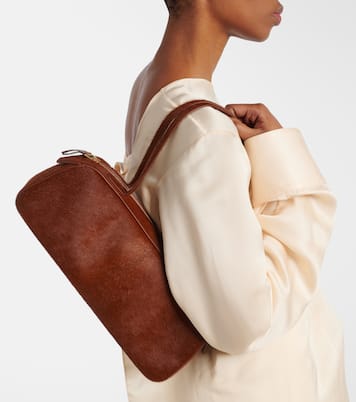 Simona Small calf hair shoulder bag | Khaite