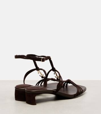 Sandali Frann 35 in suede  | Jimmy Choo