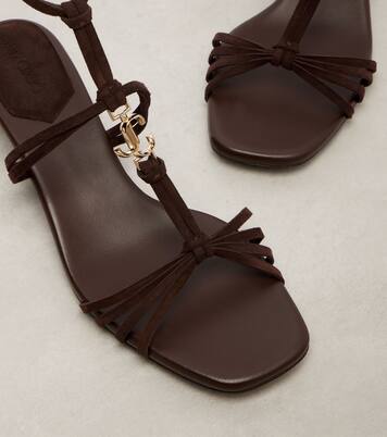 Sandali Frann 35 in suede  | Jimmy Choo