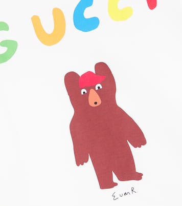 Logo printed cotton jersey T-shirt | Gucci Kids