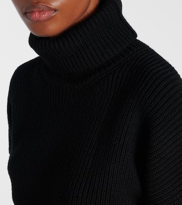 Dolcevita in maglia di lana a coste | Toteme