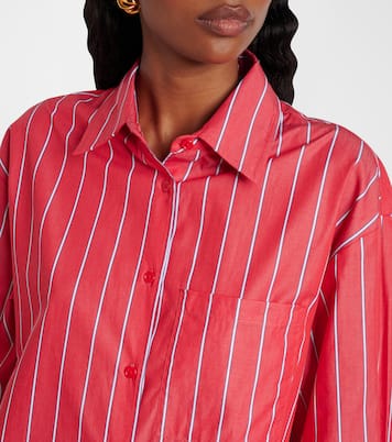 Lui striped cotton poplin shirt | The Frankie Shop
