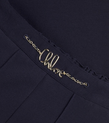 Logo wide-leg pants | Chloé Kids