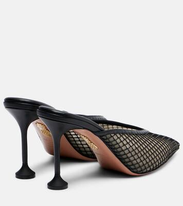 Bisous 85 mesh mules | Aquazzura