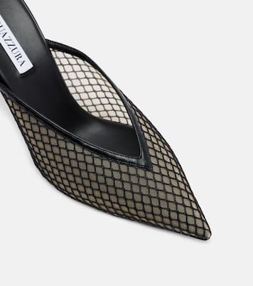 Bisous 85 mesh mules | Aquazzura