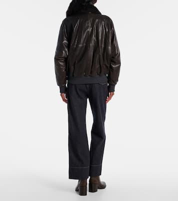 Leather blouson | Brunello Cucinelli