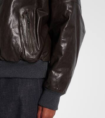 Leather blouson | Brunello Cucinelli