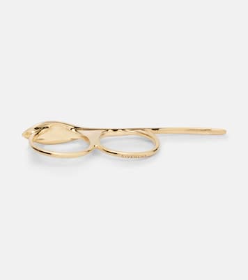 Anello Maple Seed placcato in oro | Givenchy
