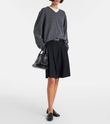 Agnes leather tote bag | The Row