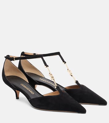 Pumps Traci 40 in suede | Ferragamo
