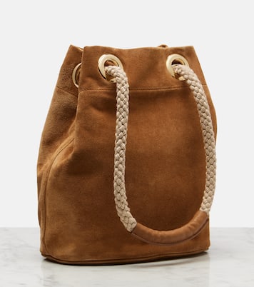 Prada Mariner Small suede bucket bag | Prada