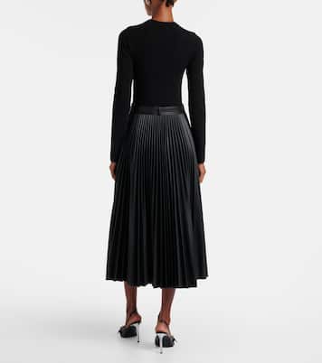 Abilene knitted pleated midi dress | Simkhai