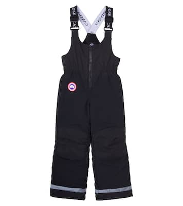 Down-paneled logo ski salopettes | Canada Goose Kids