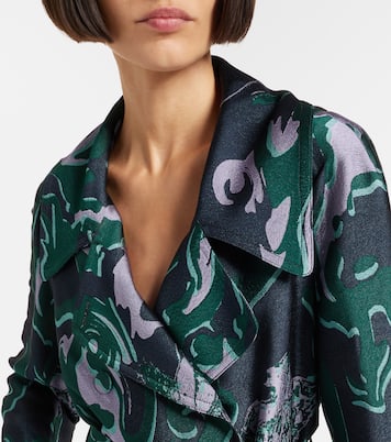 Printed trench coat | Dries Van Noten