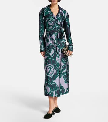 Printed trench coat | Dries Van Noten