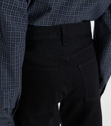 Luna Pieced mid-rise barrel-leg jeans | Agolde