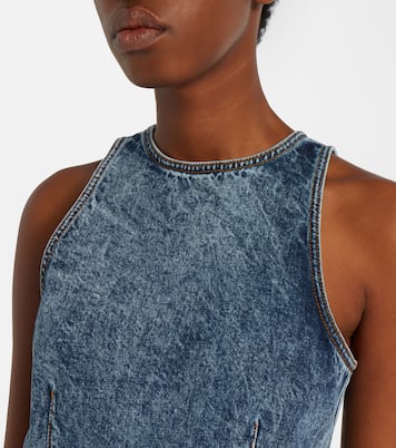 Top aus Denim | Alaïa