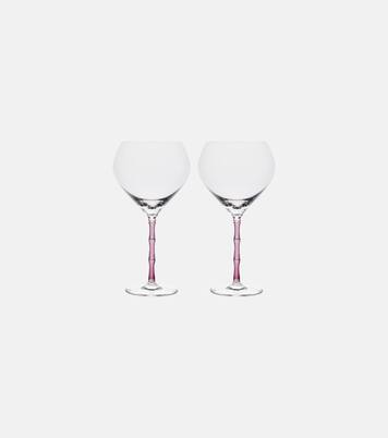 Set Bamboo aus zwei Balloon-Gläsern | La DoubleJ