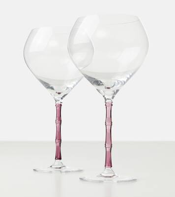 Set Bamboo aus zwei Balloon-Gläsern | La DoubleJ