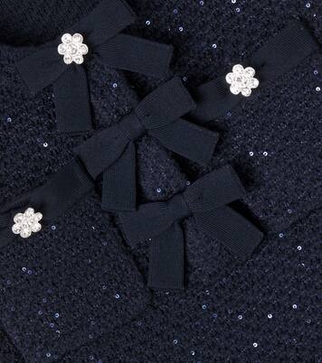 Bow-detail sequined dress | Self-Portrait Kids