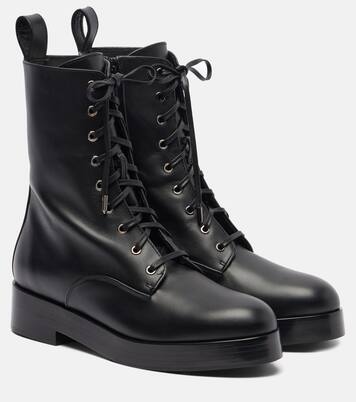 Ben 20 leather combat boots | Aquazzura