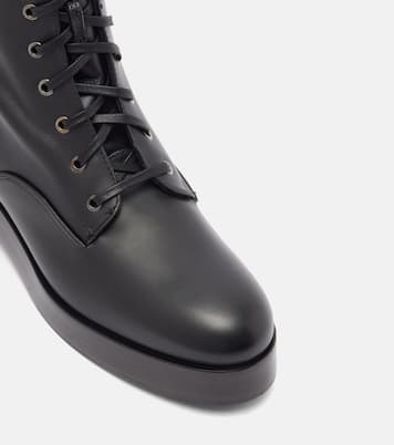Ben 20 leather combat boots | Aquazzura