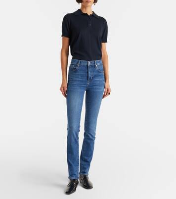 High-Rise Slim Jeans Pencil | Frame