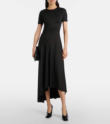 Asymmetric midi dress | Victoria Beckham