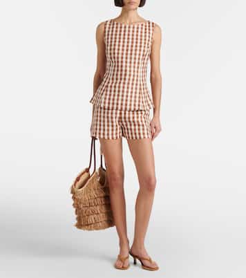 Ana gingham linen top | Faithfull