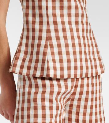 Ana gingham linen top | Faithfull