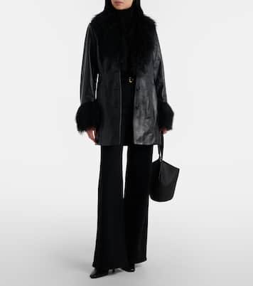 Sefa belted leather jacket | Nili Lotan