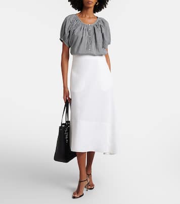 June gingham cotton shirt | Dôen