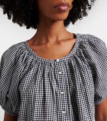 June gingham cotton shirt | Dôen