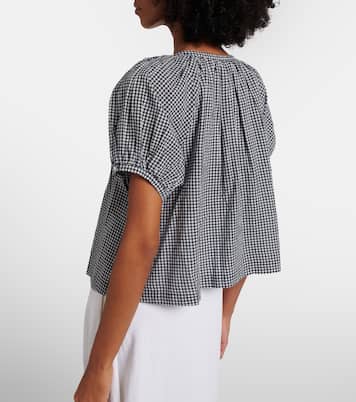 June gingham cotton shirt | Dôen