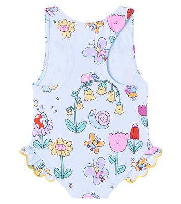 Baby Bug House printed swimsuit | Stella McCartney Kids