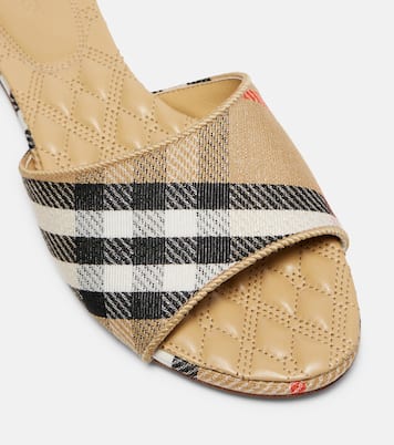Mules Sloane con Burberry Check | Burberry