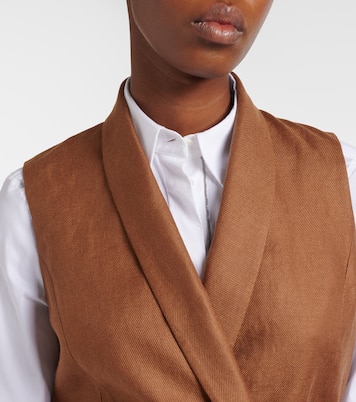 Weste Monili aus Leinen | Brunello Cucinelli