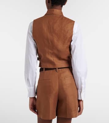 Weste Monili aus Leinen | Brunello Cucinelli