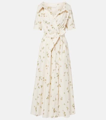 Robe portefeuille Lydia en coton mélangé | Altuzarra