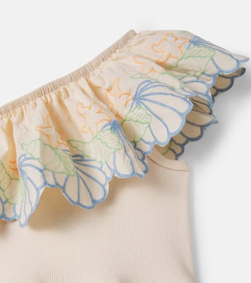 Cato embroidered one-shoulder dress | Molo