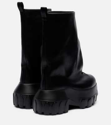 Stiefel Mega Tractor aus Leder | Rick Owens